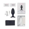 Lovense - Hush 2 Plug Anal Vibrador com App - Preto