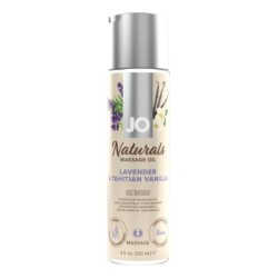 System JO - Aceite de Masaje Naturals Lavanda y Vainilla Tahitiana - 120 ml