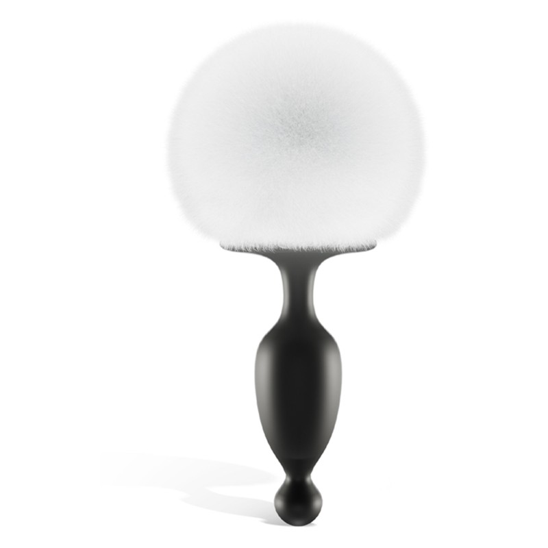 Vibrating Anal Plug with Rabbit Tail - App Controlled