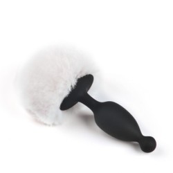 Vibrating Anal Plug with Rabbit Tail - App Controlled