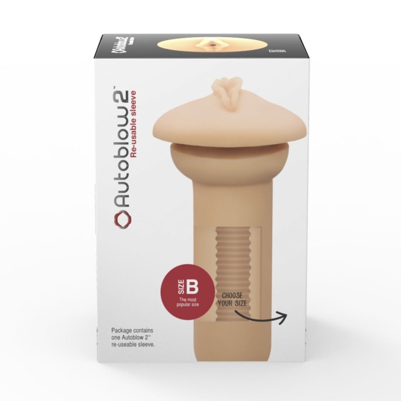 Autoblow 2+XT B masturbaatorihülss - Tupp