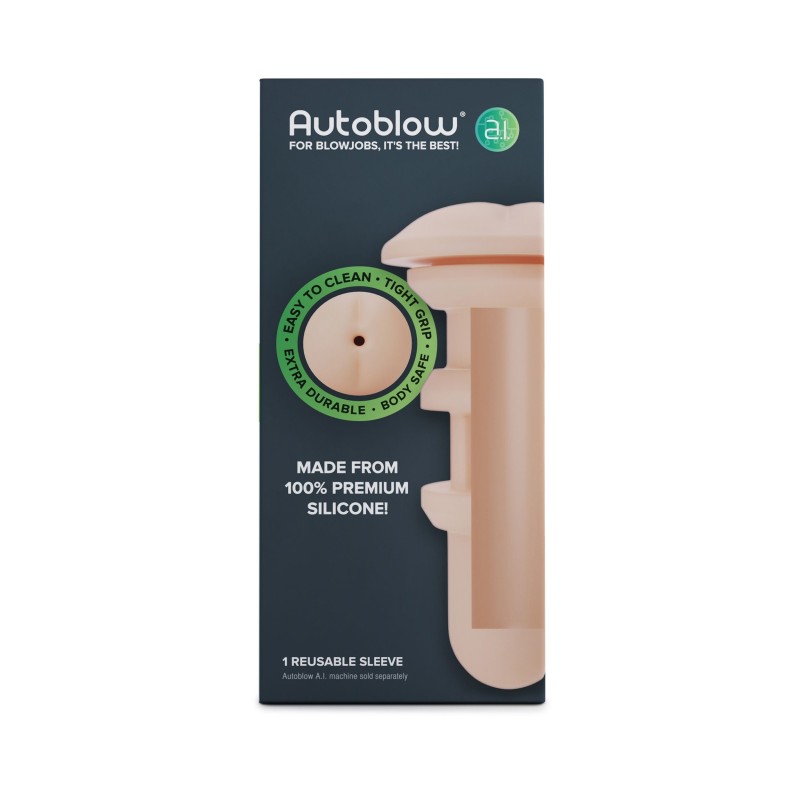 Autoblow - Funda Anal de Silicona con I.A. - Beige Autoblow - Funda Anal de Silicona con I.A. - Beige