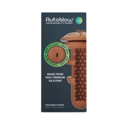Autoblow - Funda Vaginal de Silicona con I.A. - Marrón
