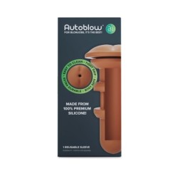 Autoblow - Funda Anal de Silicona con I.A. - Marrón