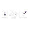 Vibrador Duo - Morado Intenso