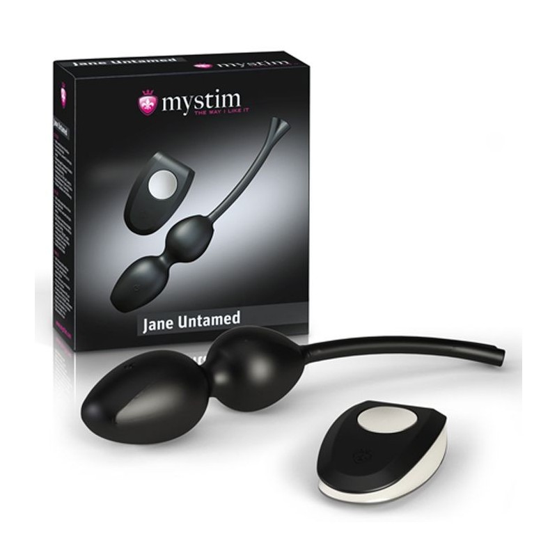 Jane Untamed Geisha Balls Vibe - Czarny Jane Untamed Geisha Balls Vibe - Czarny
