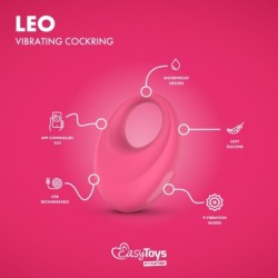 Leo app vezérelt vibrációs péniszgyűrű