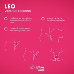 Вибриращ пръстен за пенис Leo, контролиран от приложение