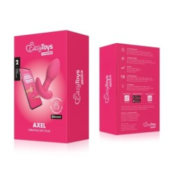 Axel vibrerende anale plug, bestuurbaar via app