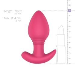 Axel vibrerende anale plug, bestuurbaar via app