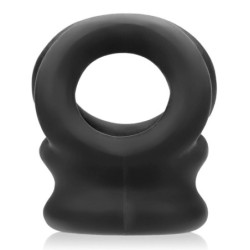 Oxballs - Tri-Squeeze Cocksling a Tensor na semenníky - Čierna