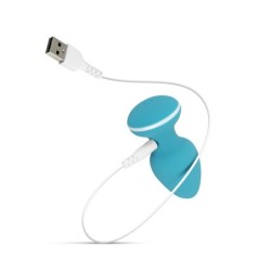 Cala Azul - Vibrerende anale plug Wit