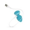 Cala Azul - Plug anal vibrant Blanc