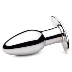 Oplaadbare anale plug Chrome Blast met afstandsbediening - Klein