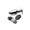Oplaadbare anale plug Chrome Blast met afstandsbediening - Klein
