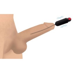 Uppladdningsbar Dilator Dark Chain med Fjärrkontroll - Svart