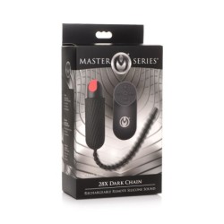 Dark Chain Rechargeable Dilator with Remote Control - Black