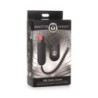 Oplaadbare Dark Chain Butt Plug met Afstandsbediening - Zwart