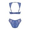 Set sutien din dantelă Giselia - Albastru XS/S