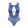 Body de dantelă Giselia - Albastru XS/S