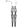 Catsuit med stropper og sort design