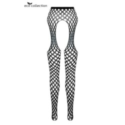 Svarta strumpor med strumpeband