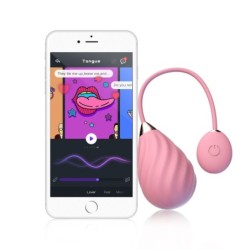 Magic Sundae app-styret vibrerende æg - Rosa