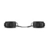 Faux Leather Handcuffs - Black