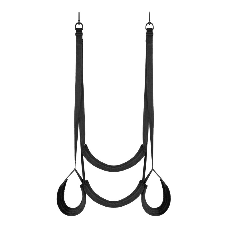 Fetishist ceiling sex swing