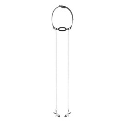 Pinze per capezzoli e anello bavaglio in silicone