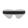 Faux Leather Eye Mask - Black