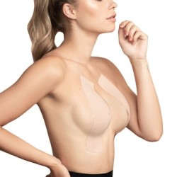 Bye Bra - Tělová páska 5m - Nude