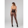 Catsuit Charla с Отворено Дъно - Черен