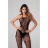 Catsuit Charla с Отворено Дъно - Черен