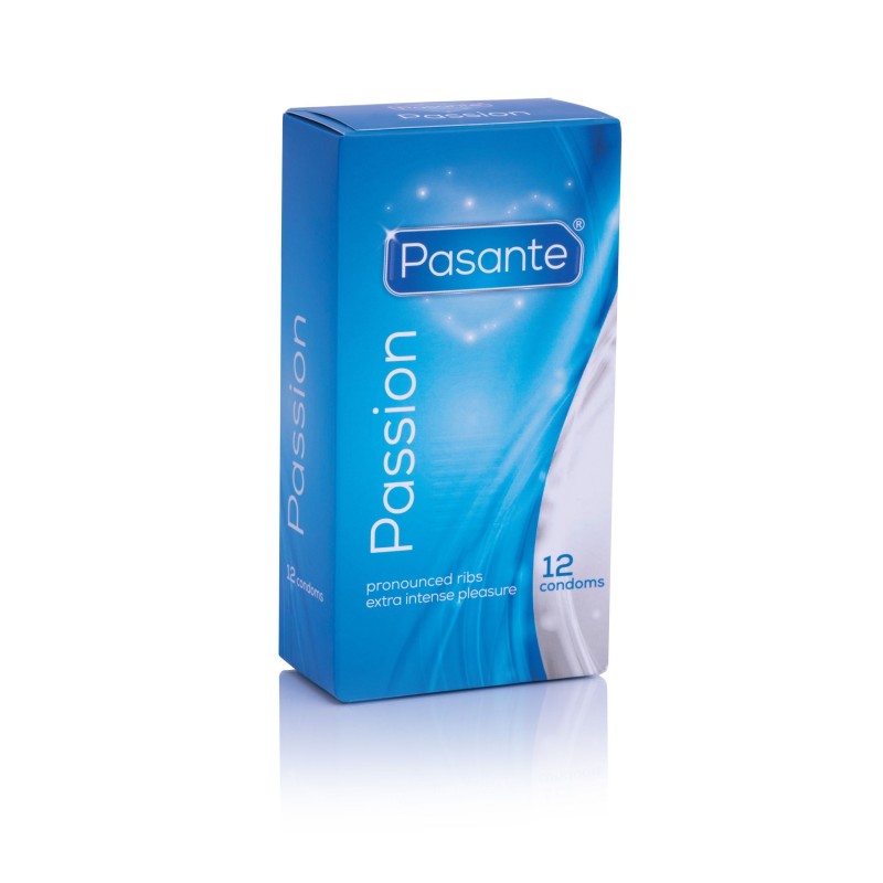Prezervatyvai Pasante Passion - 12 vienetų