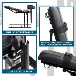 Extreme Obedience BDSM Chair - Black