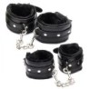 Set de Sujeción Afelpado de 10 Piezas Hook Up - Negro