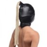 Cappuccio Bondage con Coda Bionda - Nera