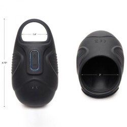 Trinity Vibes - Silikone Pung Vibrator - Sort