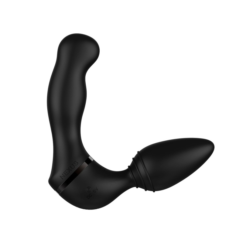 Revo Twist Vibrator Dublu Anal și de Prostată - Negru