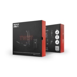 Revo Twist Dvigubas Analinis ir Prostatos Masažuoklis - Juodas