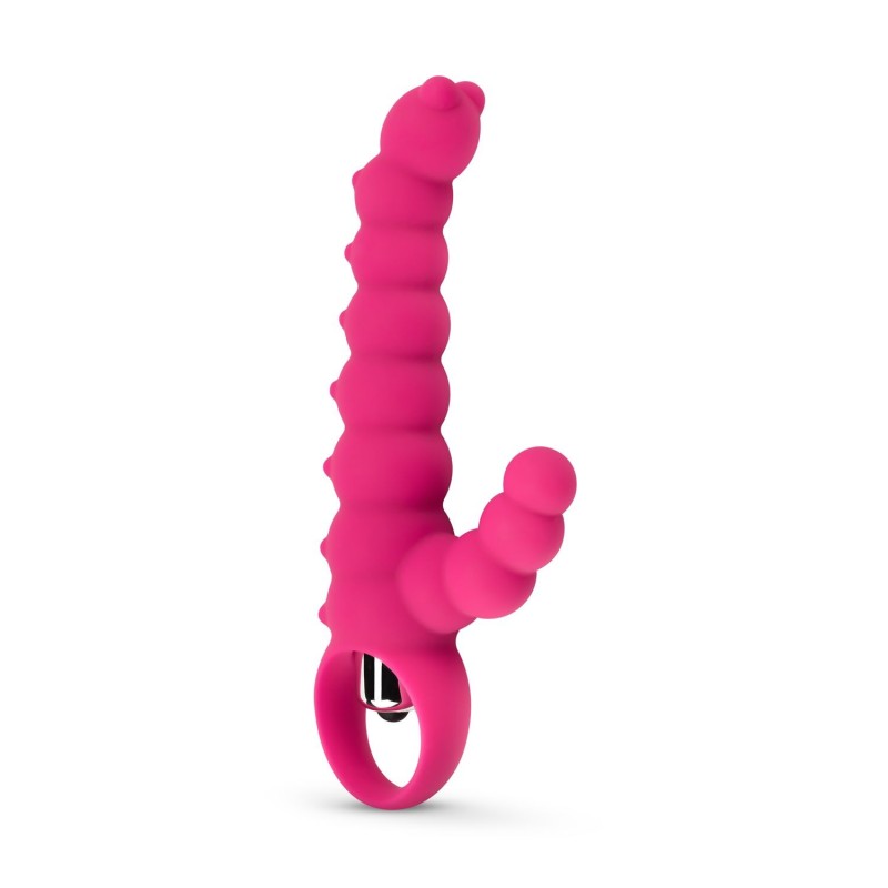 Tarzan Ribbed Vibrator - Pink Tarzan Ribbed Vibrator - Pink