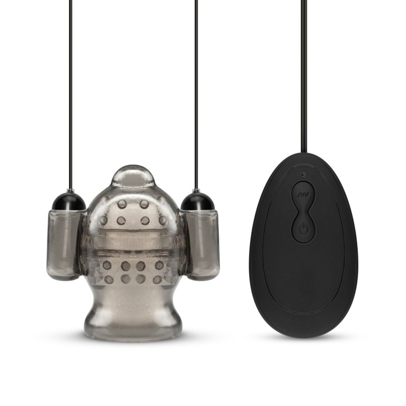 Funda vibradora para pene con control remoto