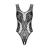 Teddy de renda com tela - Preto S/M/L