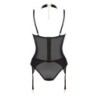 Corsetto con giarrettiera Brasica - Nero XS/S