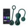 Vibrador de Kegel Inteligente Doble con Pesas - Verde