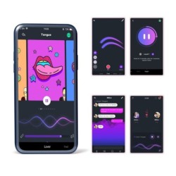 Intelligenter Doppel Kegel Vibrator mit Gewichten - Grün