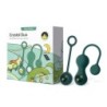 Vibrator Kegel Inteligent Dublu cu Greutăți - Verde