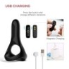Rise Smart Vibrating Cock Ring - Svart
