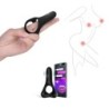 Anillo para el pene vibrador inteligente Rise - Negro